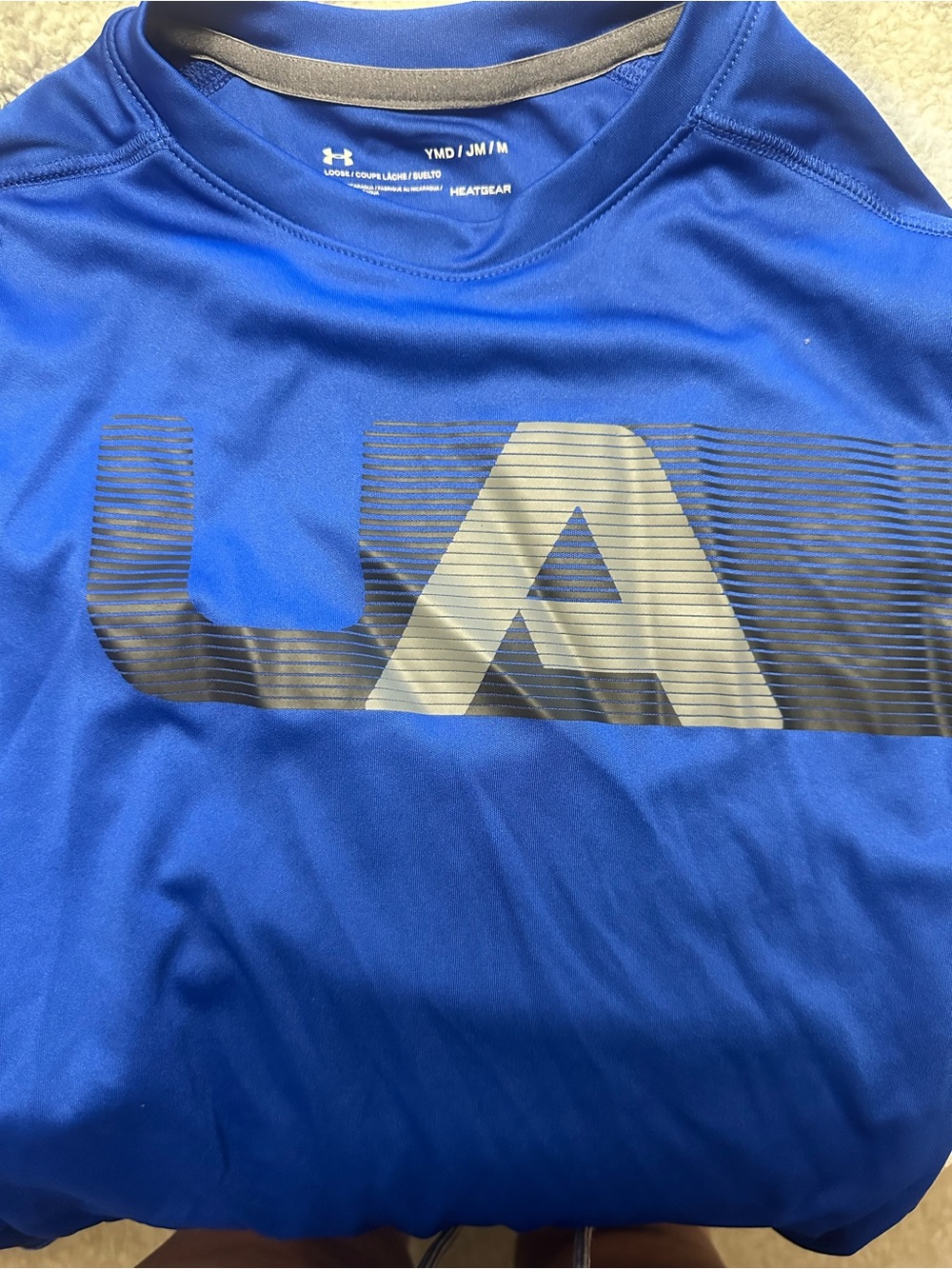 Under Armour Royal Blue Graphic HeatGear Tee